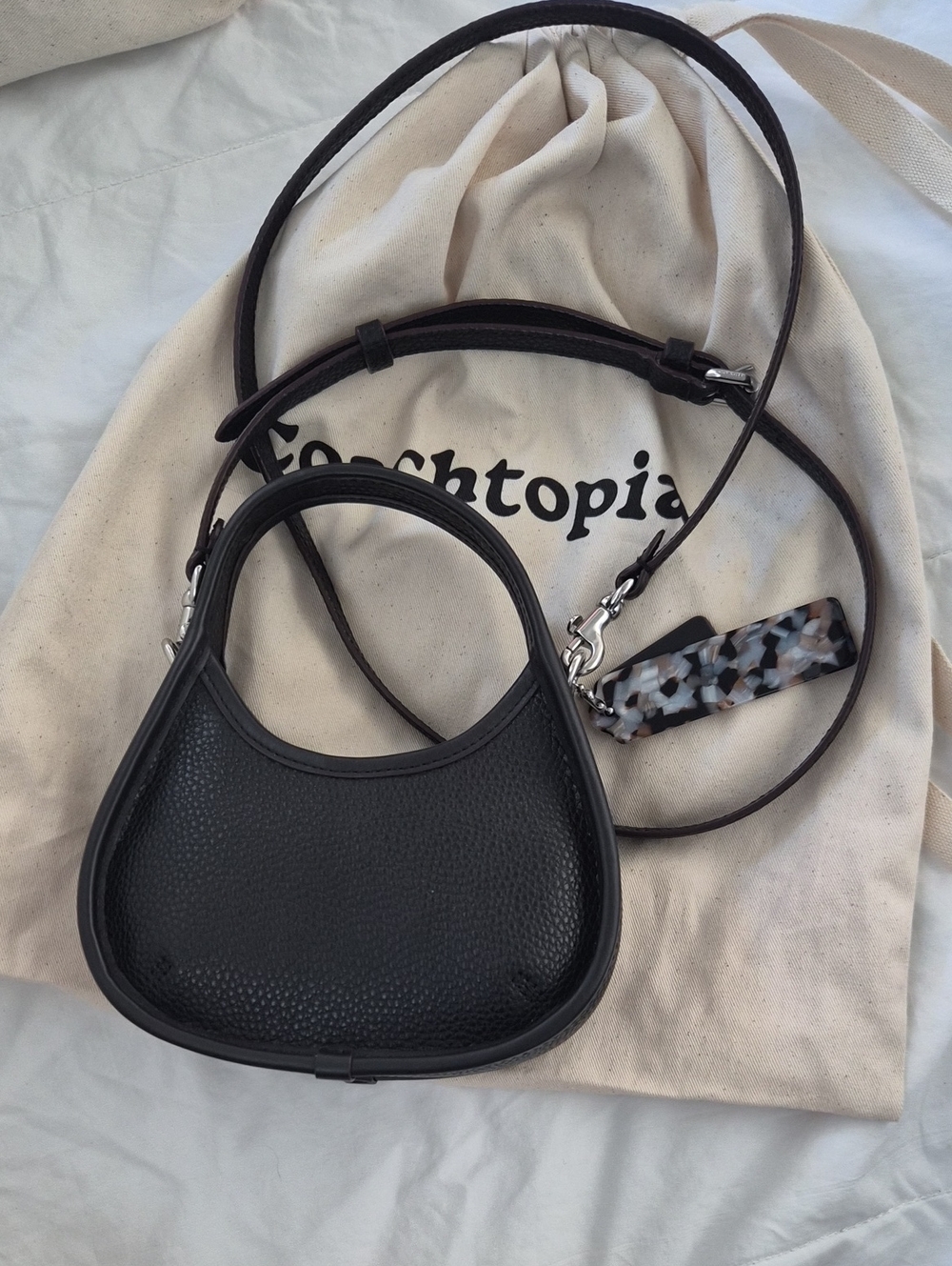 Coachtopia Mini Black Ergo Crossbody Bag/purse